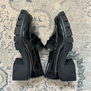Sincerely Jules Black Chunky Loafers